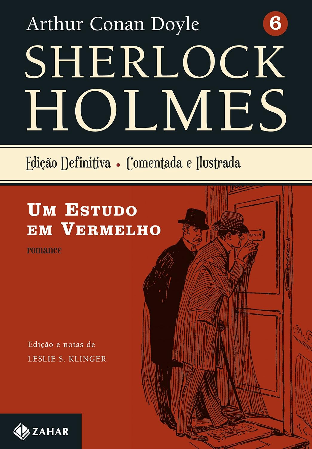 Capa de Um Estudo em Vermelho